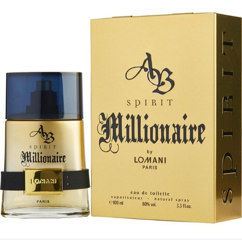Perfume Spirit Lomani Millionaire Caballero Original 200ml