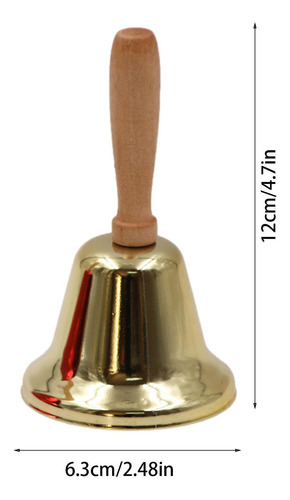 Campana De Mano Campana De Servicio De Mano Con Mango De Mad