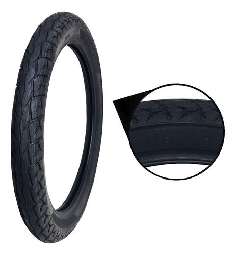Pneu Aro 18 C/camara Levorin Matrix 80/100-18 Cbx200 Strada