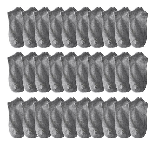 Calcetines Cortos Hombres Dama Unisex Cómodo 30 Pares