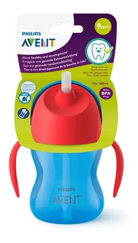 Vaso Pitillo 7oz Niño Avent - Scf79601