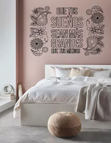 Vinilos Decorativos Vinil Pared Frases Letras Que Tus Sueño