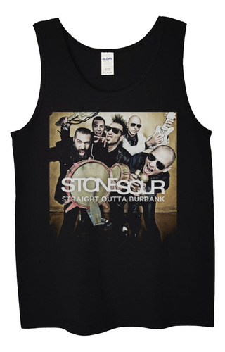 Polera Musculosa Stone Sour Straight Outta  Rock Abominatron