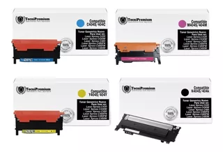 Kit 4 Colores Samsung 404 Para Impre C430 C430w C480fw C480w