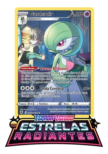 Carta Pokémon Gardevoir Estrelas Radiantes - Tg05/tg30 - Escorrega o Preço