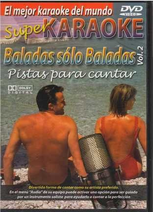 Dvd - Super Karaoke / Baladas Solo Baladas Vol 2