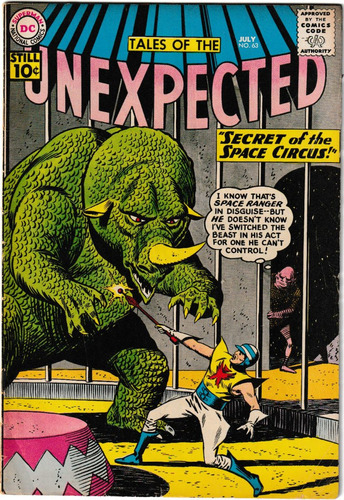 Tales Of The Unexpected #63 Jul De 1961 Dc 5.0 (importado)
