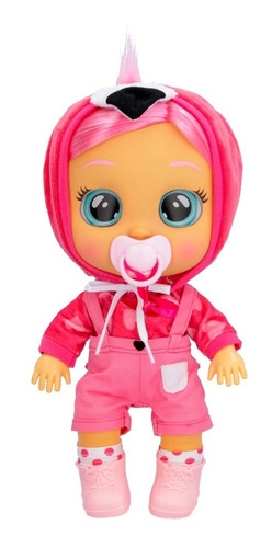 Imagen 4 de 10 de Cry Babies Muñeca Dressy Con Pelo Peina Fancy Bebe Lloron Ed