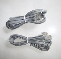 Comprar Cable De Telefono 1.8mtrs Rj11 Para Modem Adsl (2 Unidades)