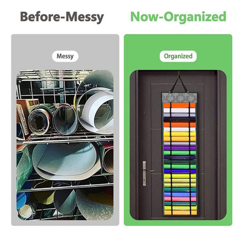 A Vinyl Roll Holder With 48 Compartments, Storage
