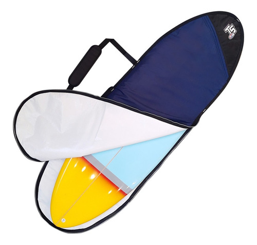 Imagem 3 de 9 de Capa Funboard 6'8 Ou 7'0 Refletiva Térmica E Acolchoada