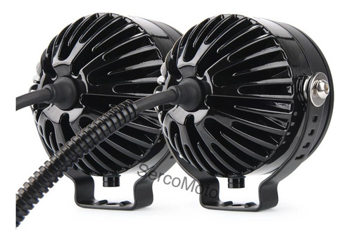 Imagen 5 de 10 de Kit Faros Led Sercomoto Sm6121s Premium Motos Bmw Gs Ktm