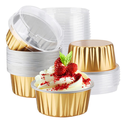 Mini Recipientes Para Tartas De Queso Eusoar, 30 Unidades, 5