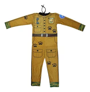 Roupa Safari Infantil Macacão Longo Zoo Selva + Brinde