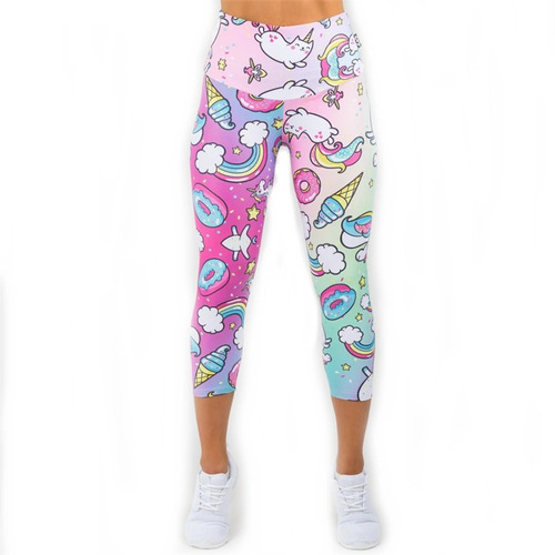 Unicornio Leggins Leggings Pony Gym Little Princesa Licra 01