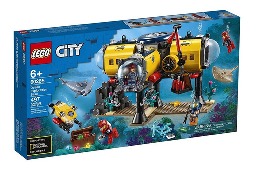 Juego Bloques Lego City Base De Exploración 497 Piezas Febo