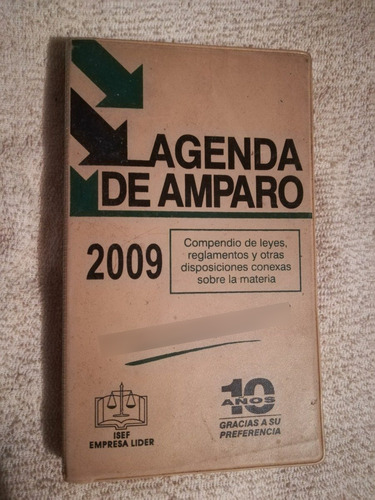 Libro Agenda De Amparo 2009.