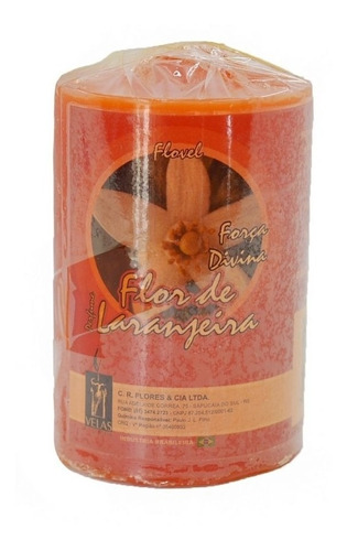 Vela Aromática 125g  Flor De Laranjeira Cilindrica 