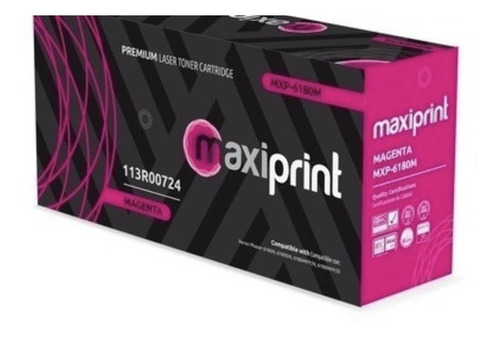 Toner Maxiprint Mxp-6180m/113r00724 Magenta Phaser 6180 