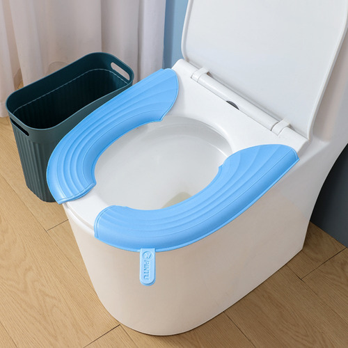 Funda De Asiento De Inodoro Lavable Para Cojín De Inodoro