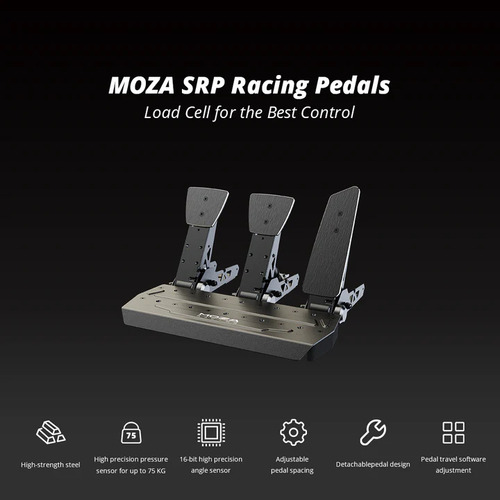 Moza Sr-p Pedales Simulador Sim Racing