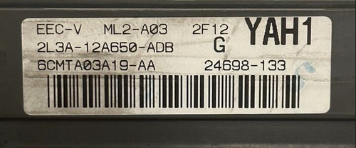 Ecu Ford 2l3a-12a650-adb Oem Yah1