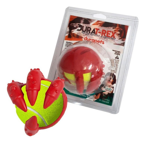 Pelota Juguete Para Perro Mediano Grande Duraball T-rex 