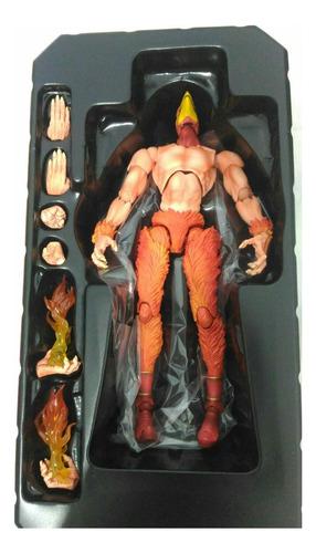 Jojo Bizarre Adventure Super Action Statue Magicians Red (Usado)