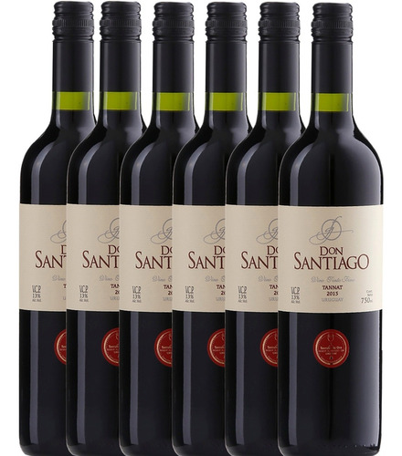 Pack 6 Vino Tannat Don Santiago Finca Giacobbe