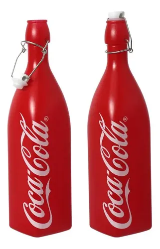 Garrafa Coca-cola 1l Vidro Hermética Retrô Decorativa | MercadoLivre
