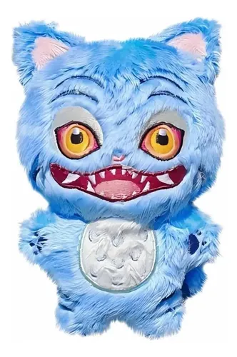 Peluche KPop Tigre Blu Sorridente Derpy - Regalo Per Fans
