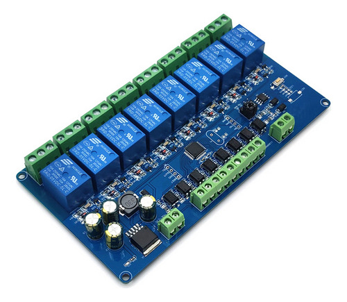 Modulo Rele De 8 Canales Rs485/ttl De 7-24v