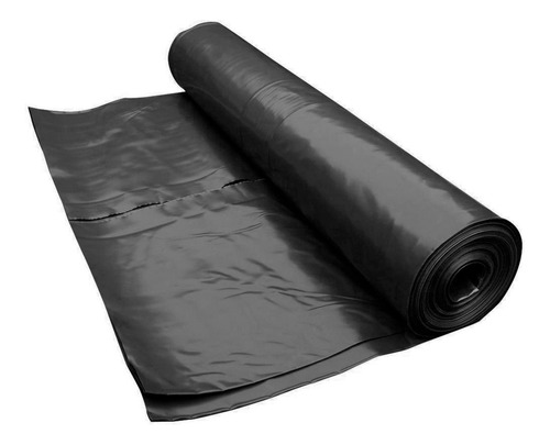 Rollo De Plástico Negro Para Construcción