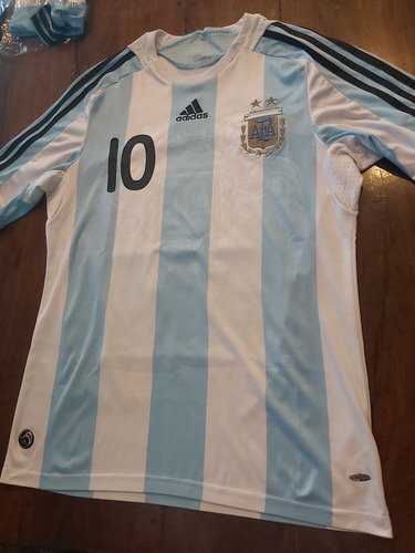 Camiseta Argentina 2008/09 #10 Riquelme