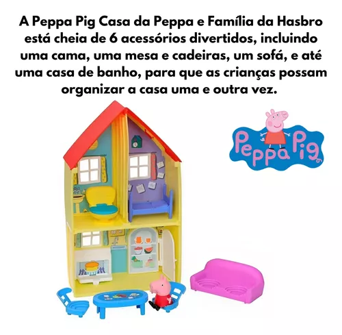 Casa Peppa Pig com Acessórios 3 + F2167 Hasbro em Promoção na