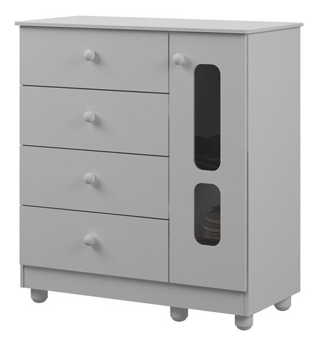 Cômoda Infantil Katatau Branco Brilho - Reller Branco