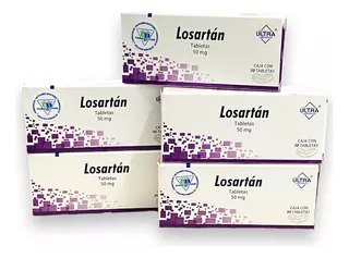 Losartan Ultra (5 Cajas) De 50mg C/30 Tabs C/u