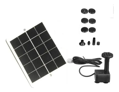 Bomba De Fuente De Agua Solar Para Estanque Aire Libre 3w 5v