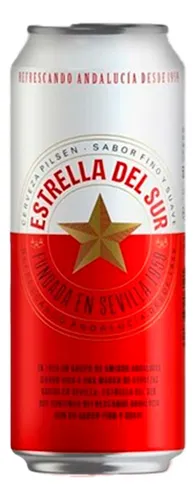 comprar Cerveza Damm Estrella Del Sur Lata 500cc Pilsen X 24 Un.