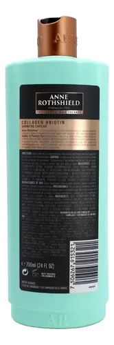 Shampoo Anne Rothshield Colágeno Y Biotina700 Ml | MercadoLibre