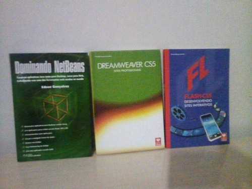 Livros Desenvolvimento Sites ( Netbeans/dreamweaver/flash )