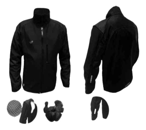 Campera Moto Soft Shell Protecciones Hifly Termica 