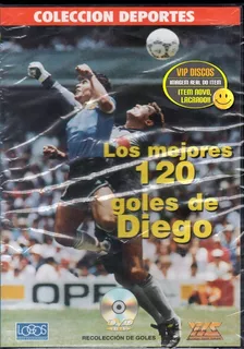 Dvd Maradona Los Mejores 120 Goles - Original Novo Lacrado!