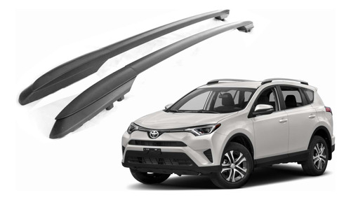 Barra Techo Lateral Toyota Rav4 2013-2018 Base Metalica 