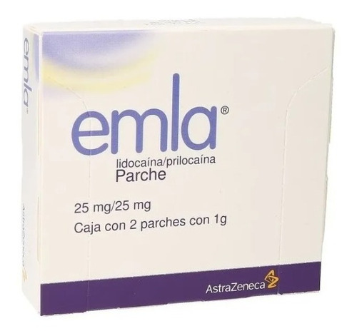 Emla Parche Lidocaína Y Prilocaína 25/25mg 2 Parches