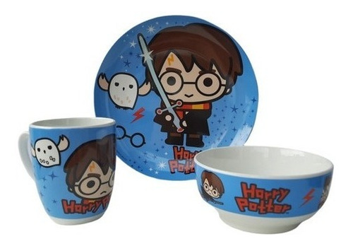 Vajilla Harry Potter Porcelana Colección 12 Piezas