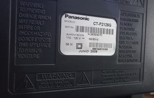 Imagen 3 de 4 de Tv Panasonic 21