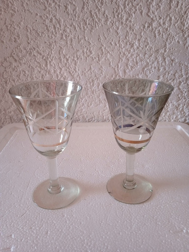 Dos Copas De Cristal Antiguas