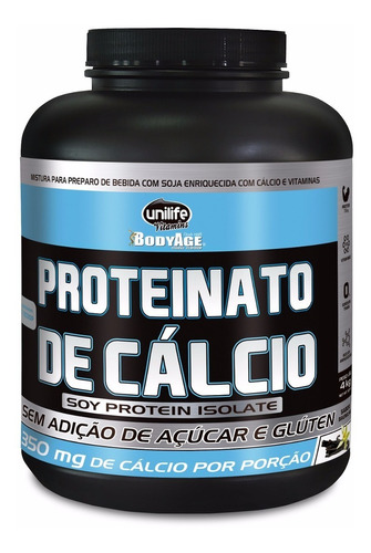 Proteinato De Cálcio ( Proteína Isolada De Soja) 4kg Unilife