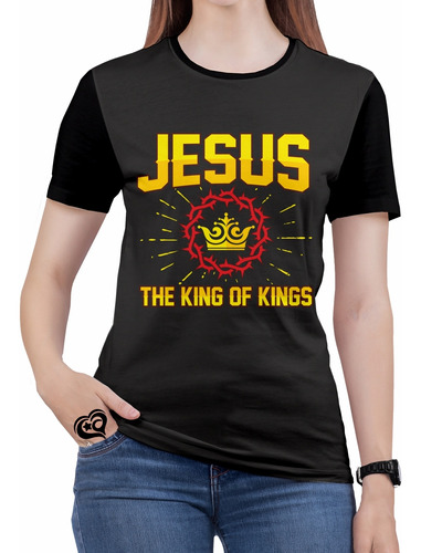 Camiseta Jesus Gospel Criativa Feminina Evangélicas Roupa Kn